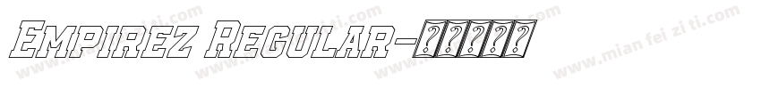 Empirez Regular字体转换